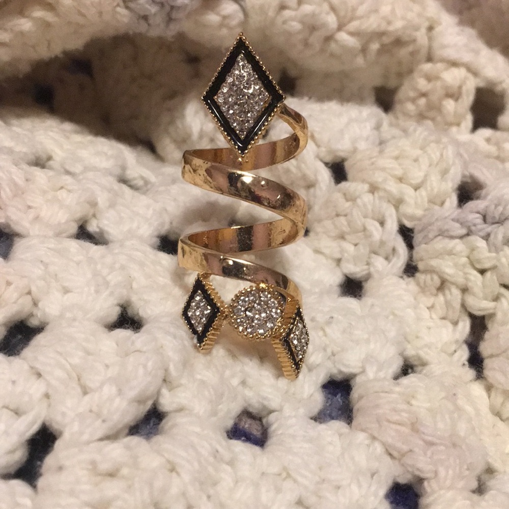Gold Spiral Ring